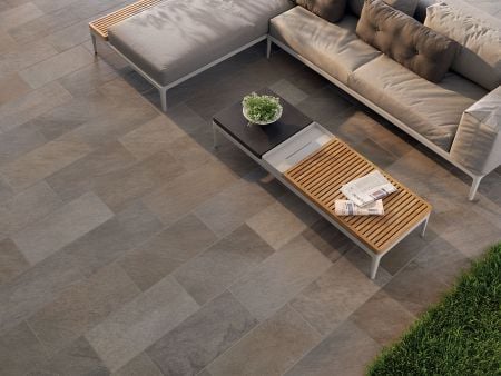 Keope Point Feinsteinzeug 51637T60x6060 Terrassenplatte 60x60 Grey Multicolor
