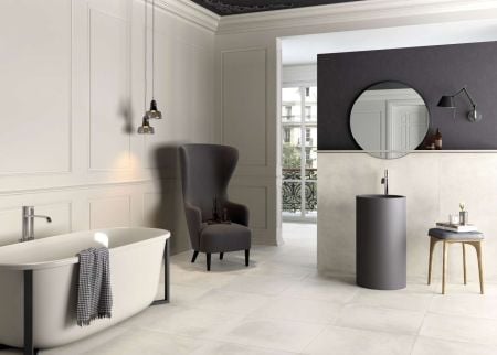 Porcelaingres Soft Concrete White 100x100 Wand-/Bodenfliese Matt PG-X1010320X6