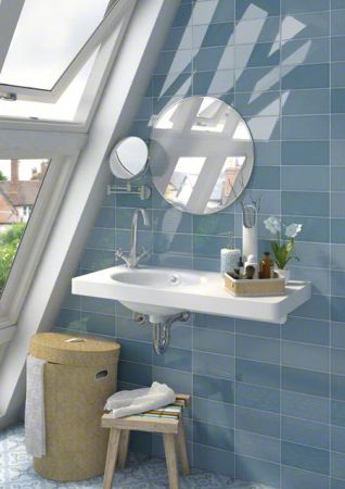 Vives Corso Azul 10x20 Wandfliese Poliert