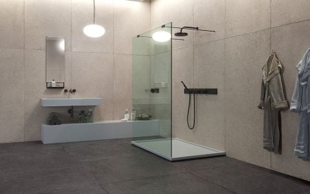 Castelvetro Konkrete Grigio 100x100 Wand- und Bodenfliese Matt can-CKO10R4