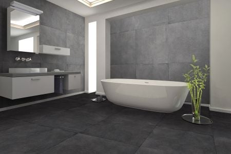 Cinque Milano Anthrazit 90x90 Boden-Wandfliese Matt