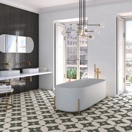 Vives Javea AB|C Negro 8x31,5 Wandfliese Poliert