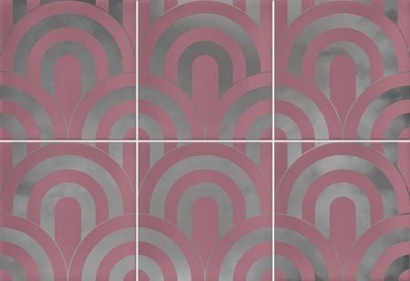 Vives Hanami Takada Marsala Plata 23x33,5 Wandfliese Poliert