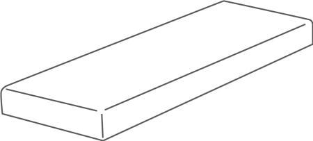Castelvetro Aequa Nix 40x120x2 Elemento L Angolo Sx. Matt can-XAQ4AELSX1