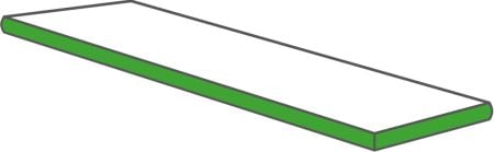 Castelvetro Aequa Nix 40x120x2 Gradone Torato Ang. Dx. Matt can-XAQ4AGDX1