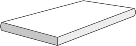 Castelvetro Materika Cenere 33x100x2 Gradone Torato Ang. Sx. Matt can-XMK3AGSX44