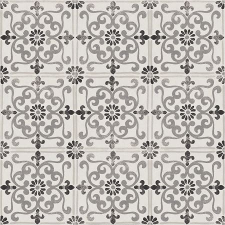 Castelvetro Cementine Tappeto C B/N 20x20 Wand- und Bodenfliese Matt can-CCM20R17C