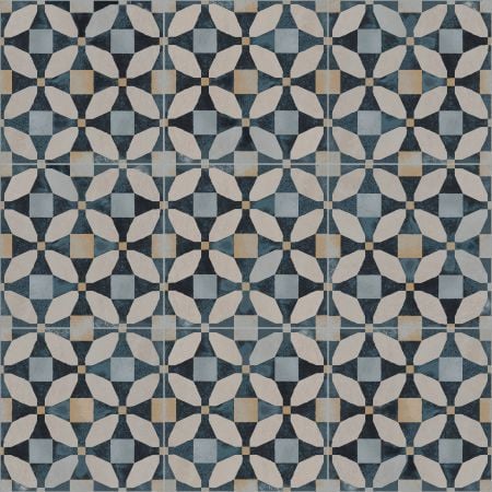 Castelvetro Cementine Tappeto B Color 20x20 Wand- und Bodenfliese Matt can-CCM20R99B