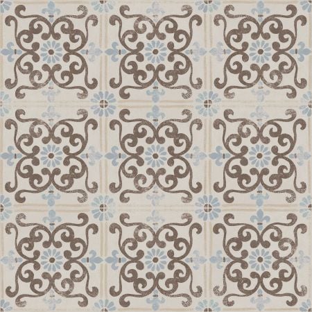 Castelvetro Cementine Tappeto C Color 20x20 Wand- und Bodenfliese Matt can-CCM20R99C