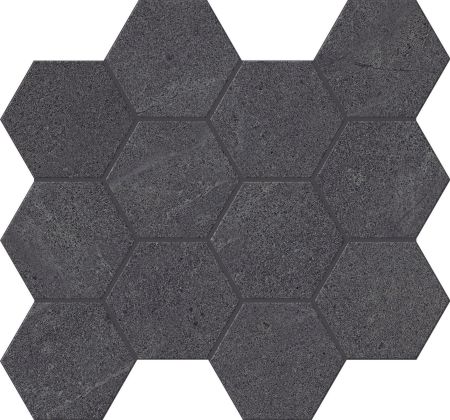 Castelvetro Life Antracite 28x28 Esagona Matt can-CLE7E