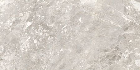 TAU Ceramica Belcastel Wand-/und Bodenfliese Silber 60x120 matt