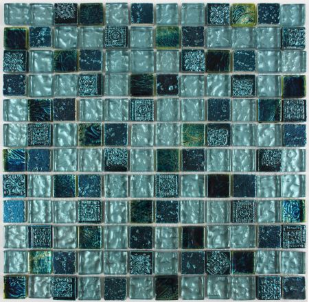Glasmosaik Blau 30x30 RS-R520