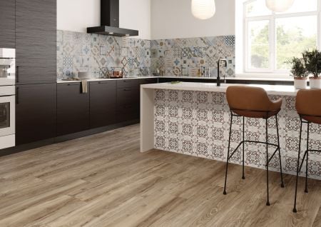Castelvetro Cementine Tappeto C Color 20x20 Wand- und Bodenfliese Matt can-CCM20R99C