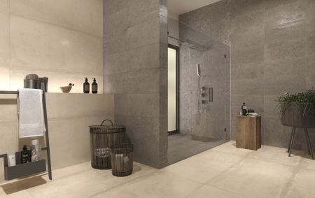 Castelvetro Konkrete Cenere 100x100 Wand- und Bodenfliese Matt can-CKO10R44