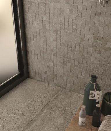Castelvetro Konkrete Cenere 30x30 Mosaico Matt can-CKO44MS