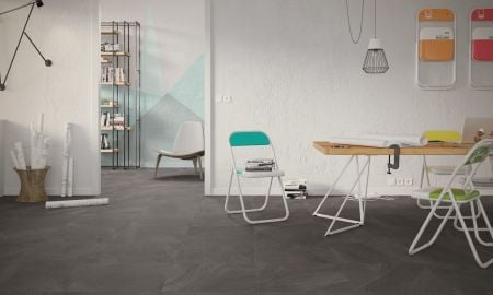 Castelvetro Life Antracite 60x60 Wand- und Bodenfliese Strukturiert can-CLE60R7S