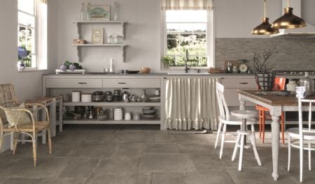 Castelvetro Matiere Titanio 45x45 Wand- und Bodenfliese Matt can-CMT45R44