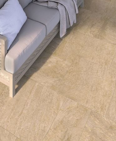 Castelvetro Quartz Gold 45x45 Wand- und Bodenfliese Matt Grip can-CQR45R2G