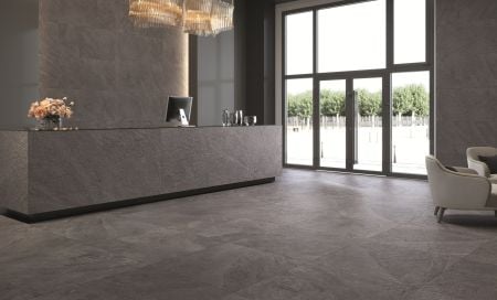 Castelvetro Slate Antracite 30x60 Wand- und Bodenfliese Matt can-CSL36R7