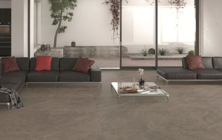 Castelvetro Slate Piombo 100x100 Wand- und Bodenfliese Matt can-CSL10R44