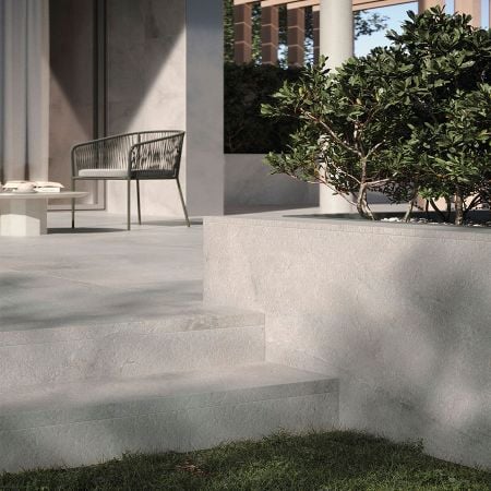Porcelaingres Native Stone Mystic Grey 100x100x2 Terrassenplatte Matt PG-X1010431X20