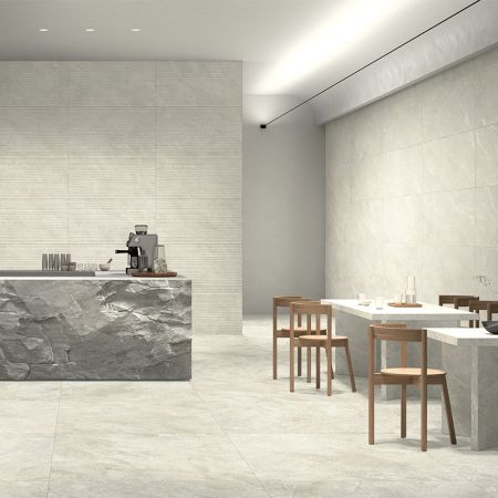 Cinque Positano Pearl 59,5 x119cm Wand- und Bodenfliese Matt