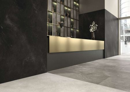 Porcelaingres Great Royal Stone Black Diamond 75x75 Wand-/Bodenfliese Matt PG-X7575380X6