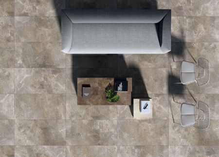 Porcelaingres Royal Stone Palladium Grey 100x100 Wand-/Bodenfliese Matt PG-X1010382R11X6