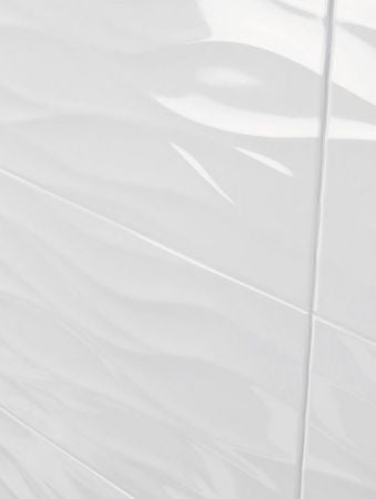 Tau Ceramica Sun brisa white Wandfliese 25x75 matt