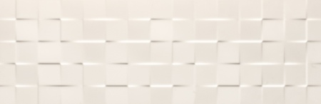 Tau Ceramica Sun cubic white Wandfliese 25x75 glänzend