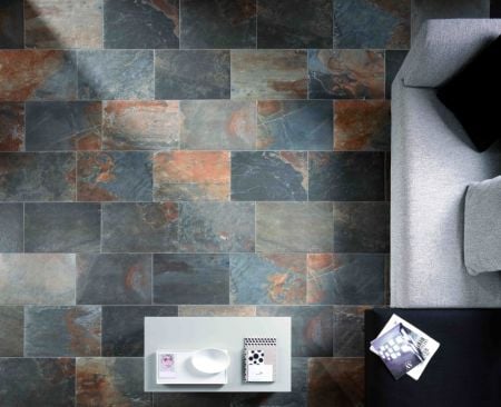 Unicom Starker Natural Slate multicolor UNI-3997  Bodenfliese 40,8x61,4 geschiefert